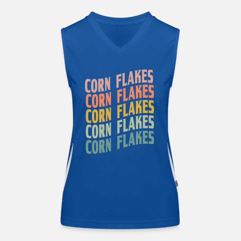 Corn flakes Women's Functional Contrast Tank Top