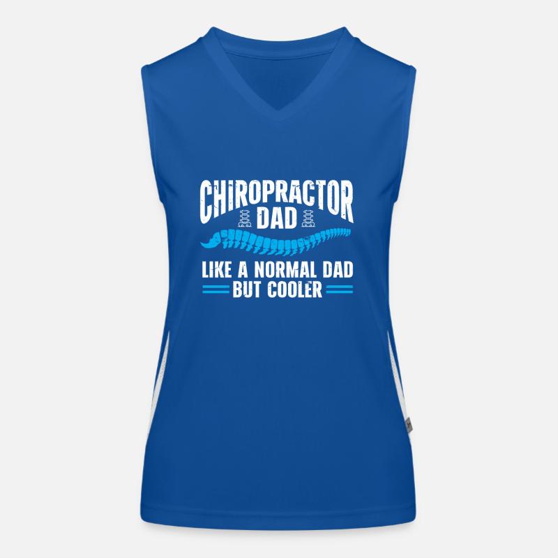 Chiropractor Chiropractic Women's Functional Contrast Tank Top