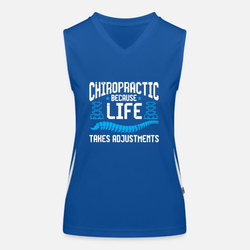 Chiropractor Chiropractic Women's Functional Contrast Tank Top