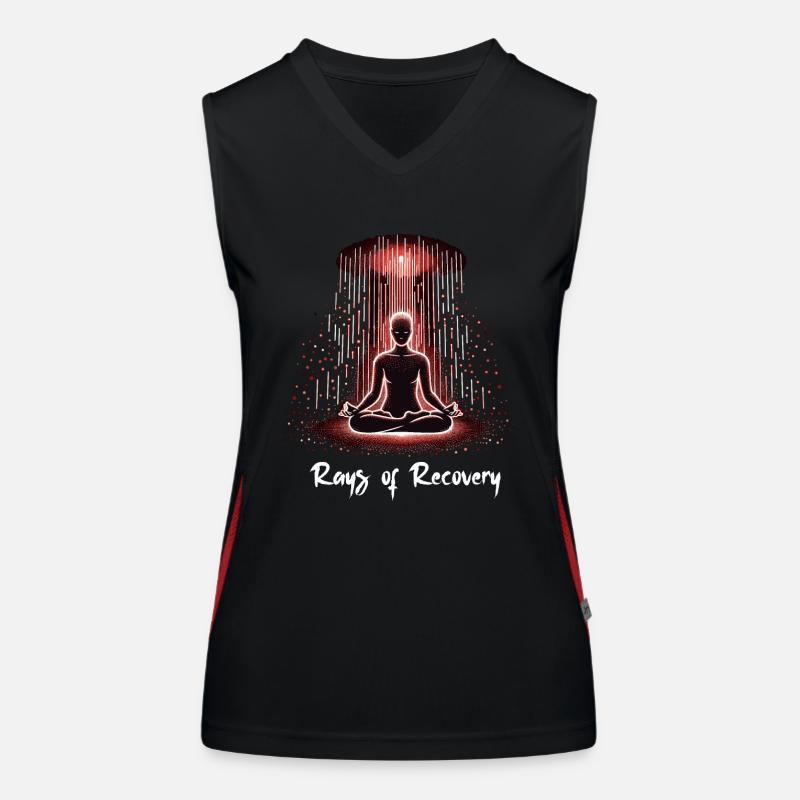 Red Light Therapy Low-level Laser Therapy for Women's Functional Contrast Tank Top