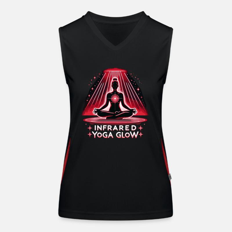 Red Light Therapy Low-level Laser Therapy for Women's Functional Contrast Tank Top