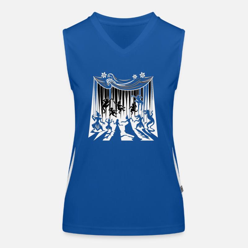 Puppet Mastery Shadow Play Bauchredner-geschenk Funktionelles Kontrast-Tank Top für Frauen
