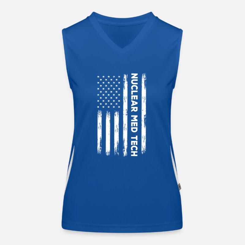 NuclearAmerican Nuclear Med Tech Women's Functional Contrast Tank Top
