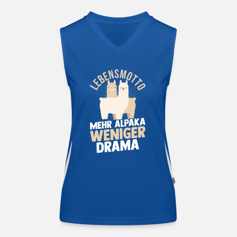 Alpaka Funktionelles Kontrast-Tank Top für Frauen