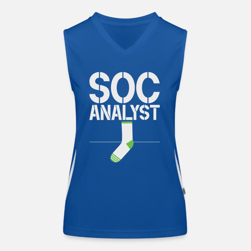 Cyber-sicherheits-hacker-hacking Funktionelles Kontrast-Tank Top für Frauen