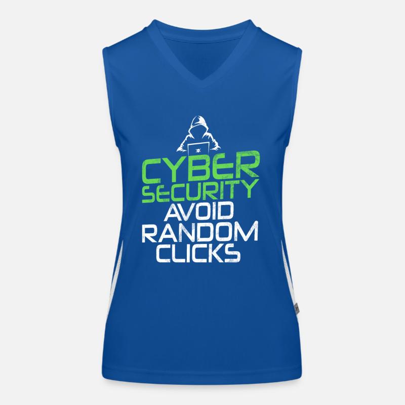 Cyber-sicherheits-hacker-hacking Funktionelles Kontrast-Tank Top für Frauen