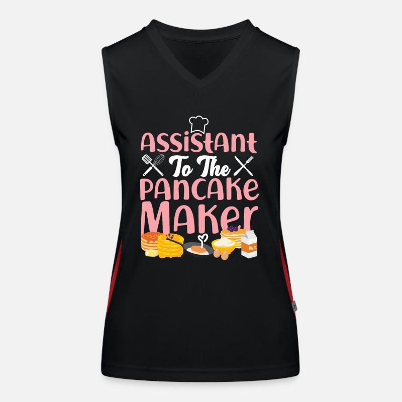 Pancake Lover Kids Assistant À Débardeur respirant contrasté Femme