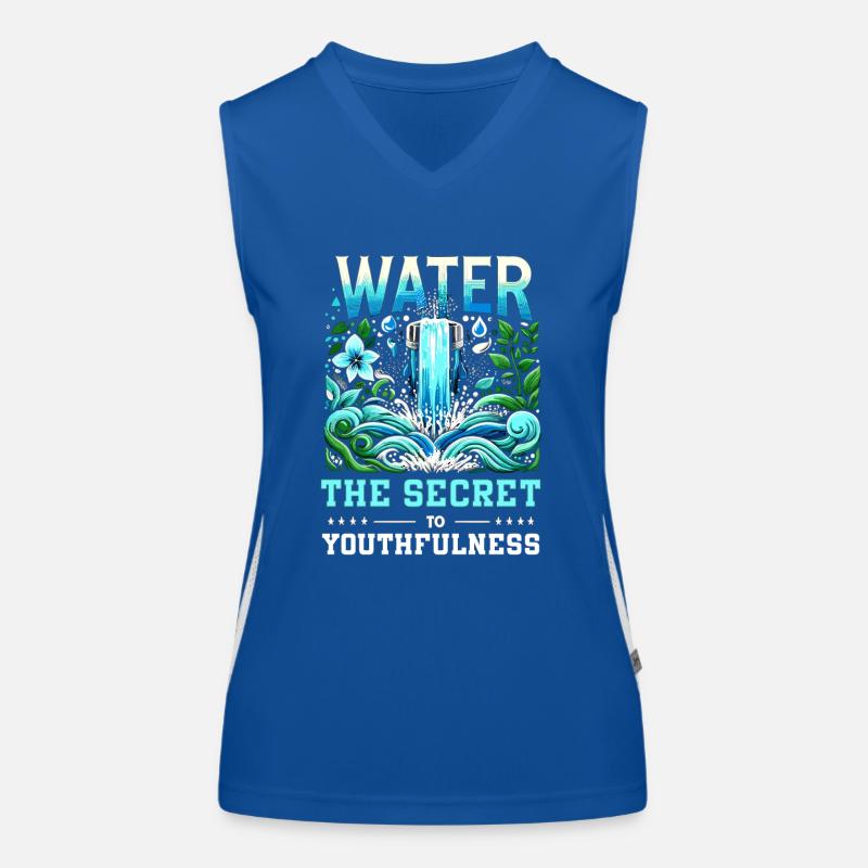 Hydration Drink Water Stay Hydrated Women's Functional Contrast Tank Top