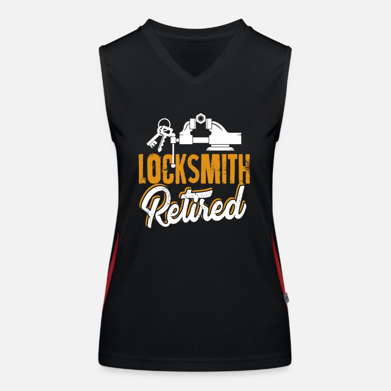 Locksmith Retired Locksmith Women's Functional Contrast Tank Top