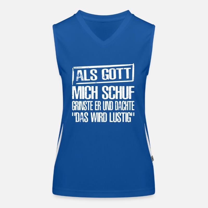 Lustig Spruch Geschenkidee Funktionelles Kontrast-Tank Top für Frauen