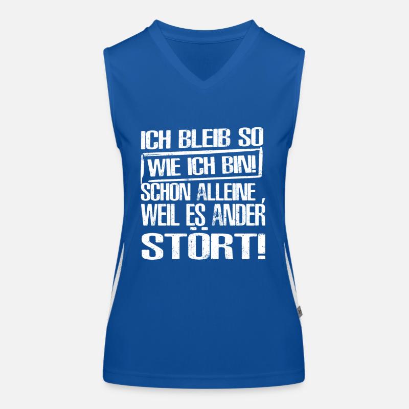 Lustig Spruch Geschenkidee Funktionelles Kontrast-Tank Top für Frauen