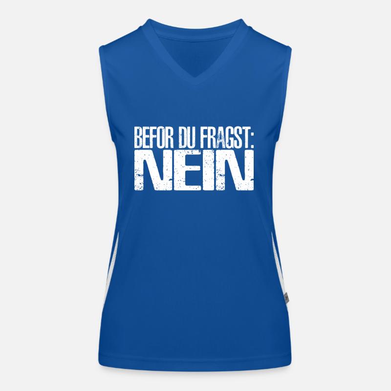 Spruch Geschenkidee Sarkastisch Funktionelles Kontrast-Tank Top für Frauen