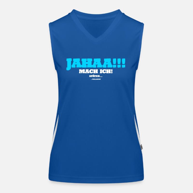 Lustig Spruch Geschenkidee Funktionelles Kontrast-Tank Top für Frauen