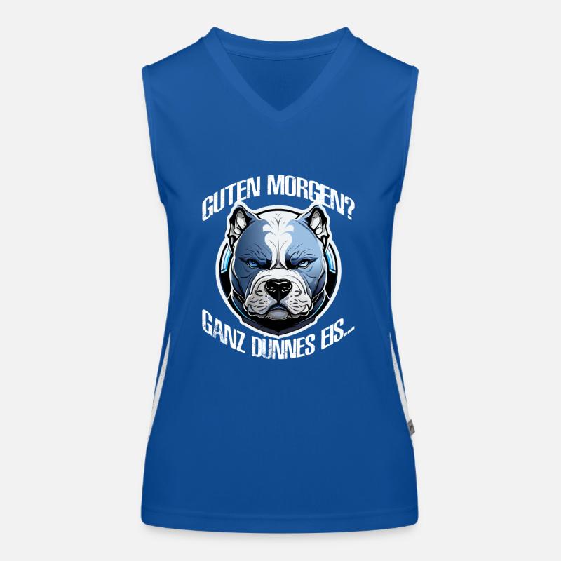 Hund Spruch Geschenkidee Sarkastisch Funktionelles Kontrast-Tank Top für Frauen