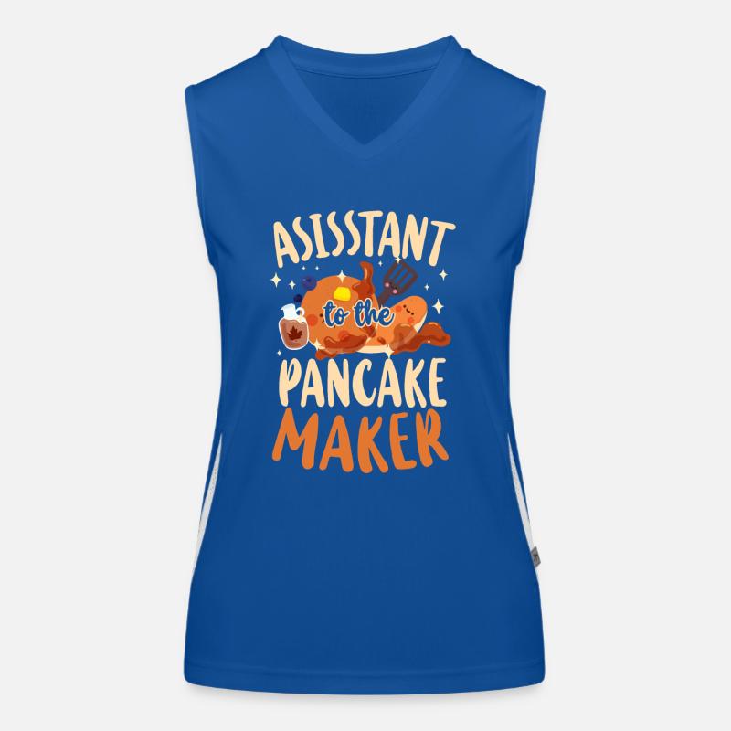 Pancake Lover Kids Assistant À Débardeur respirant contrasté Femme