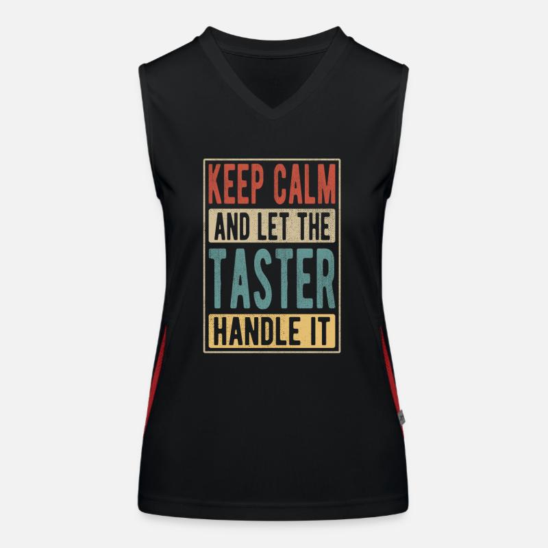 Probier-Retro-Geschenk Funktionelles Kontrast-Tank Top für Frauen
