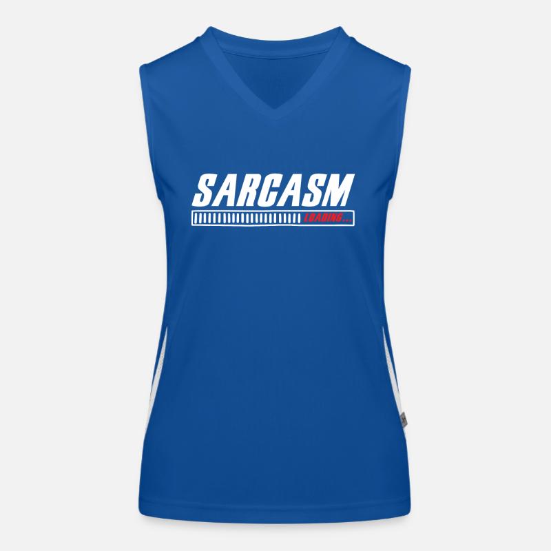 Sarcasm Loading Sarcasm Funny Humor Sarcastic Funktionelles Kontrast-Tank Top für Frauen