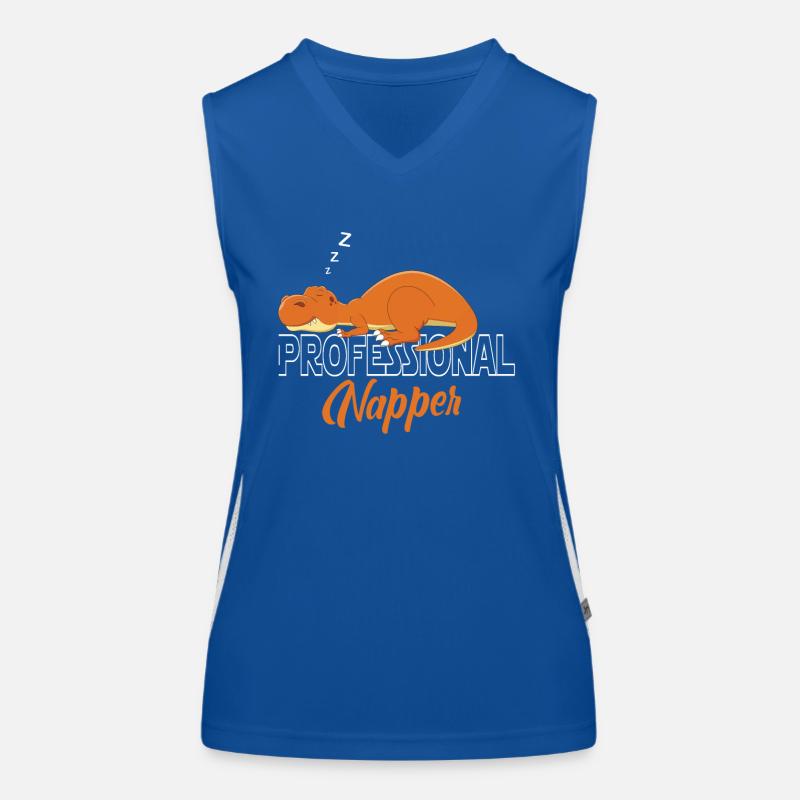 Professinonal Napper dinosaure Dino Trex Dino Débardeur respirant contrasté Femme