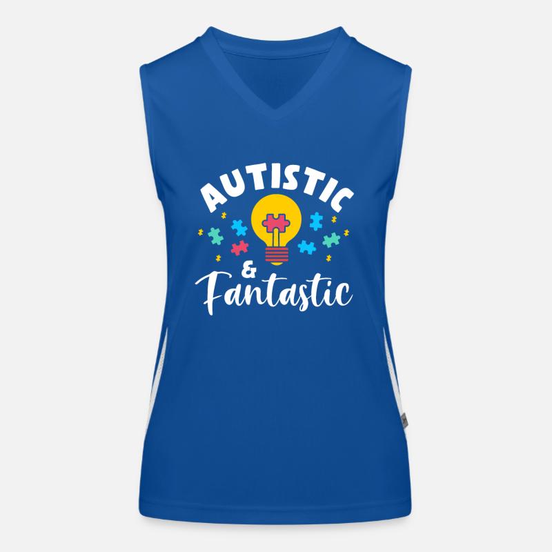 Autistic and Fantastic Women's Functional Contrast Tank Top