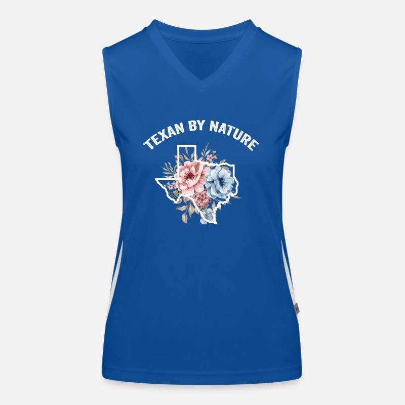 Wildflower Fields Wildflowers Bluebonnet Women's Functional Contrast Tank Top