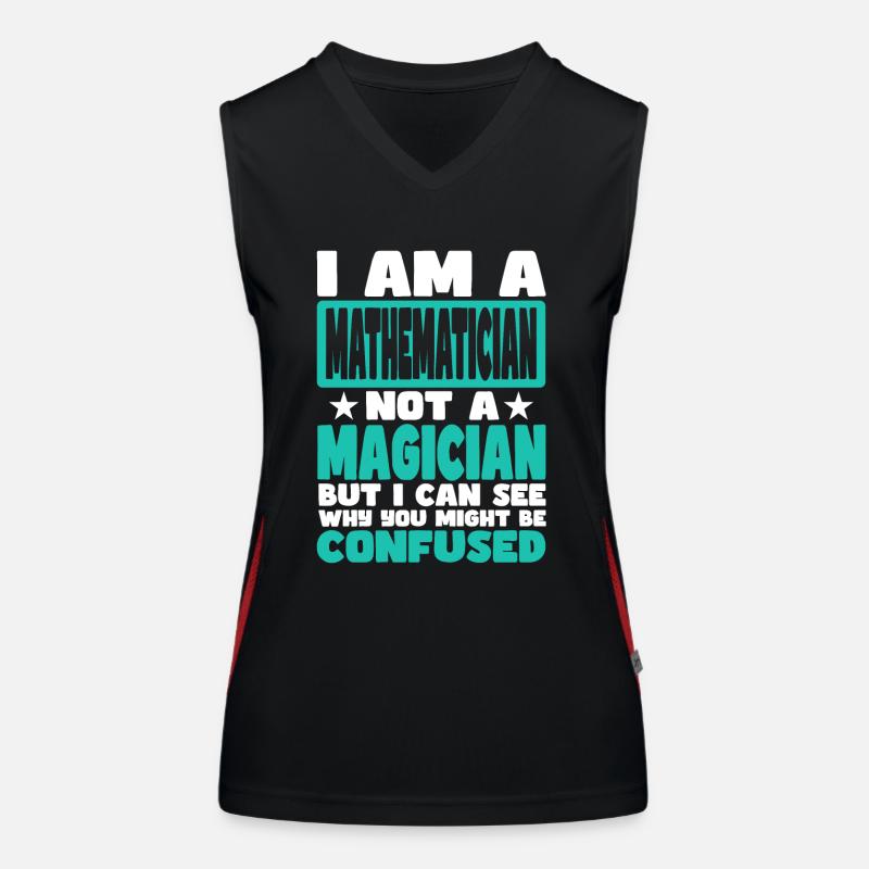 Mathématicien Débardeur respirant contrasté Femme