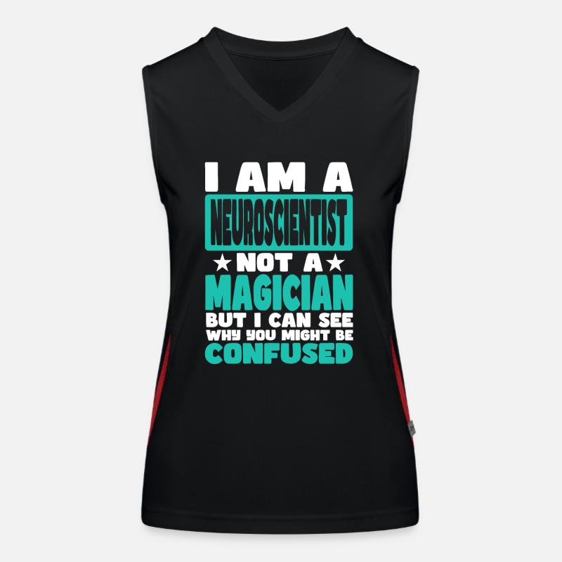 Neurowissenschaftler Funktionelles Kontrast-Tank Top für Frauen