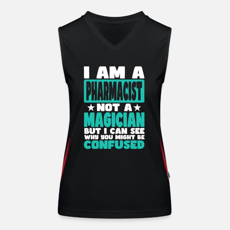 Pharmacist Women's Functional Contrast Tank Top