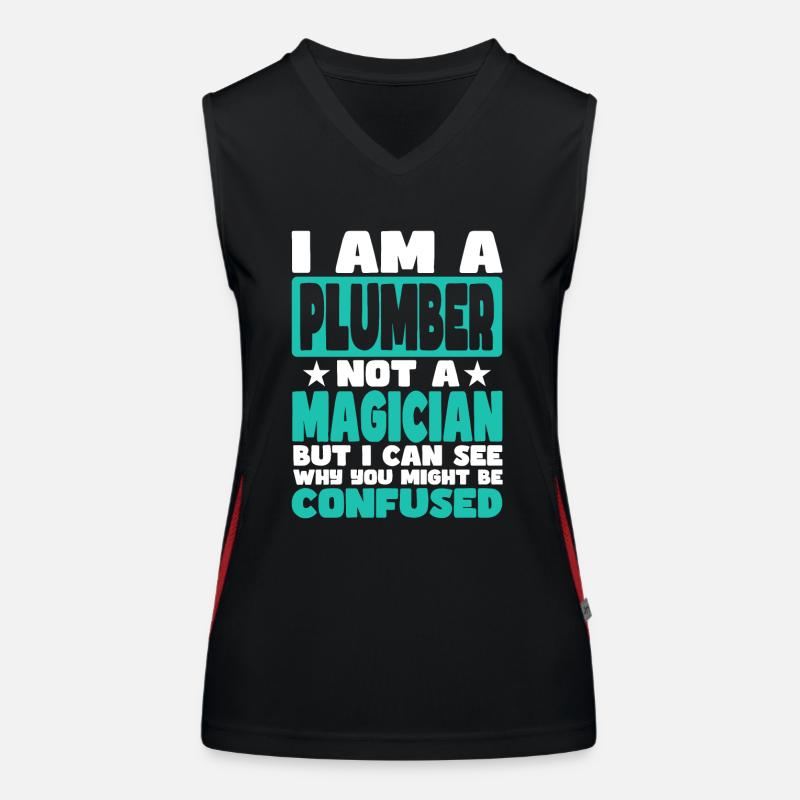 Plumber Women's Functional Contrast Tank Top