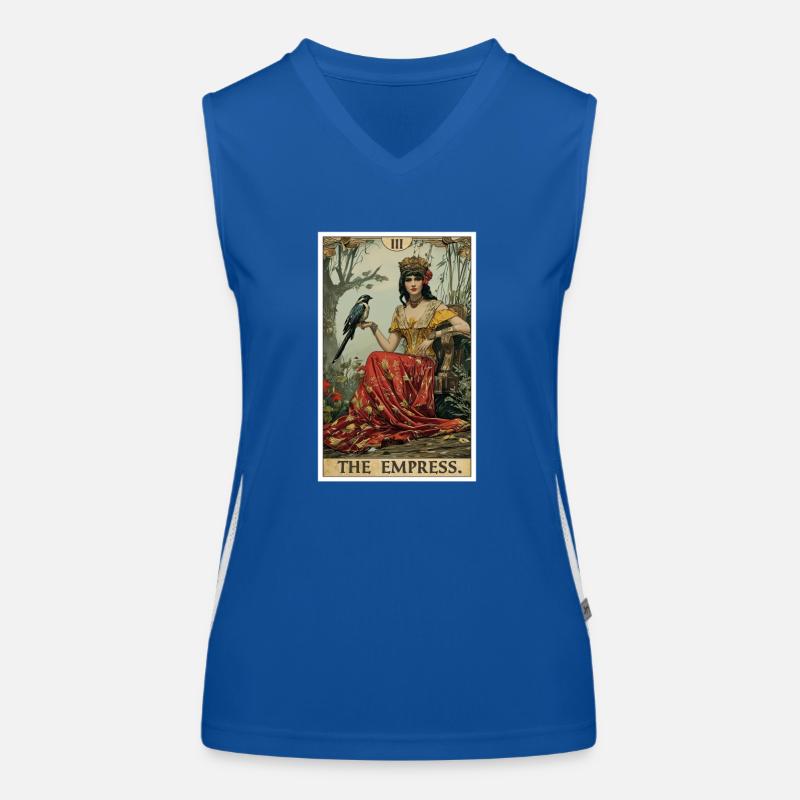 Carte de Tarot L’Impératrice Le Souverain Débardeur respirant contrasté Femme