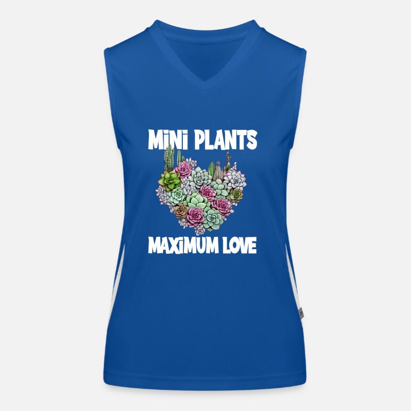 Plants Maximum Love Funktionelles Kontrast-Tank Top für Frauen