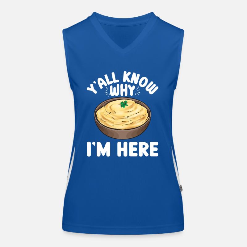 Mashed potatoes Mashed potatoes Women's Functional Contrast Tank Top