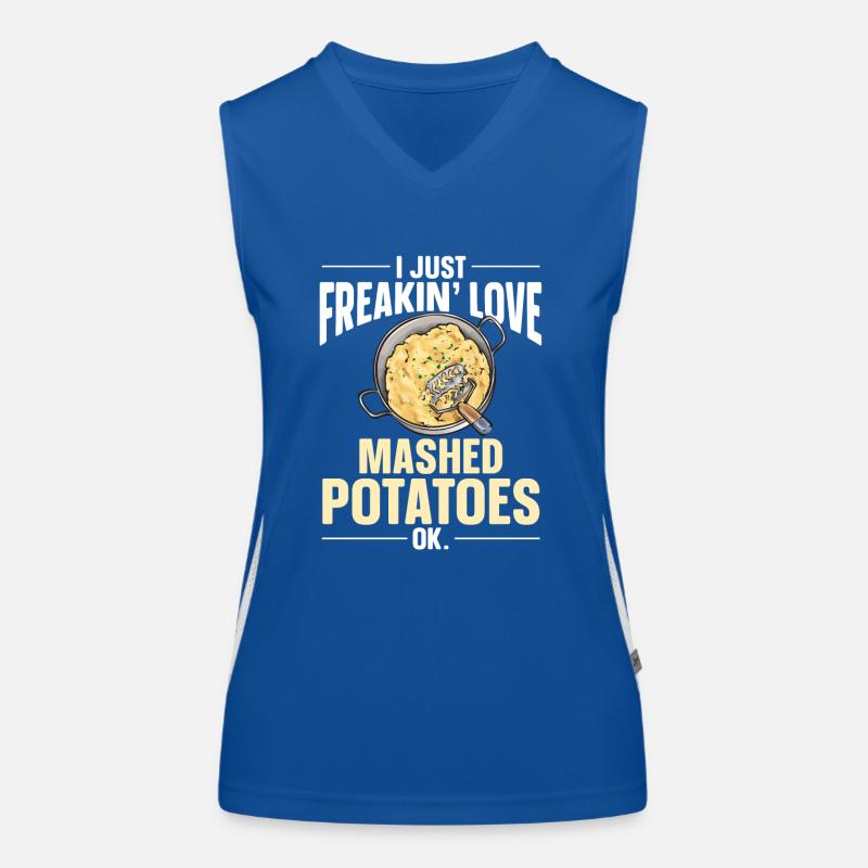 Mashed potatoes Mashed potatoes Women's Functional Contrast Tank Top