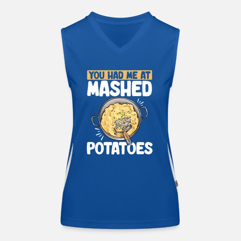 Mashed potatoes Mashed potatoes Women's Functional Contrast Tank Top