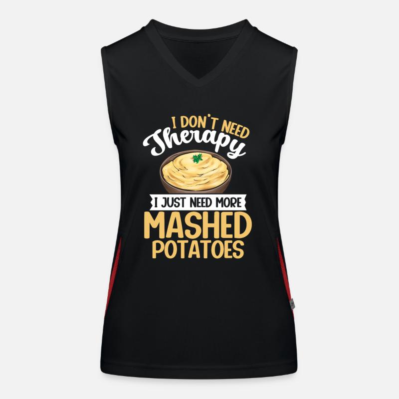 Mashed potatoes Mashed potatoes Women's Functional Contrast Tank Top