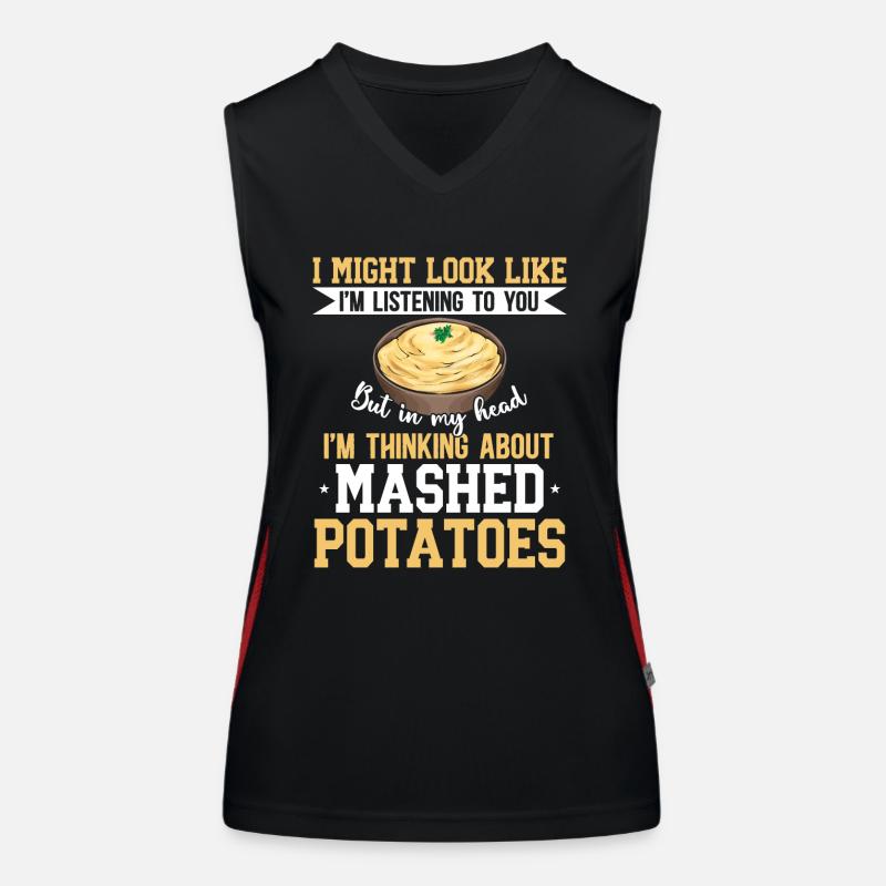 Mashed potatoes Mashed potatoes Women's Functional Contrast Tank Top