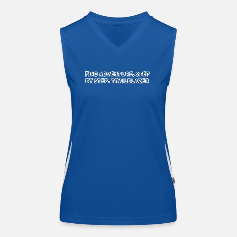 Hiking - Find adventure, step by step, Women's Functional Contrast Tank Top