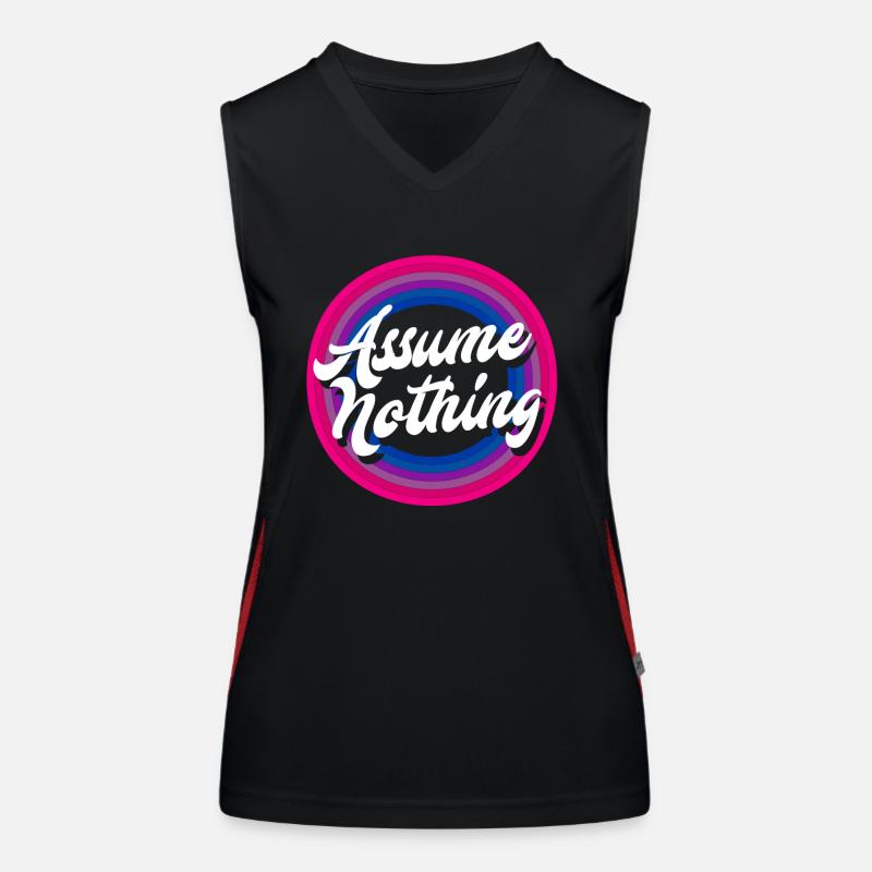 Bisexual Sexuality Acceptance Women's Functional Contrast Tank Top