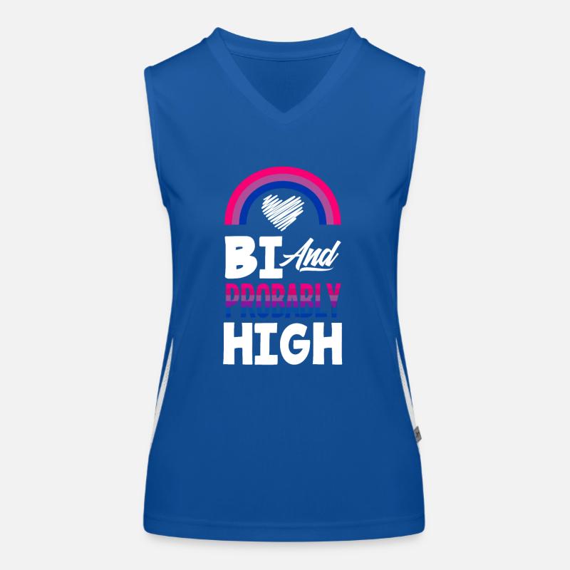 Bisexual Cannabis Women's Functional Contrast Tank Top