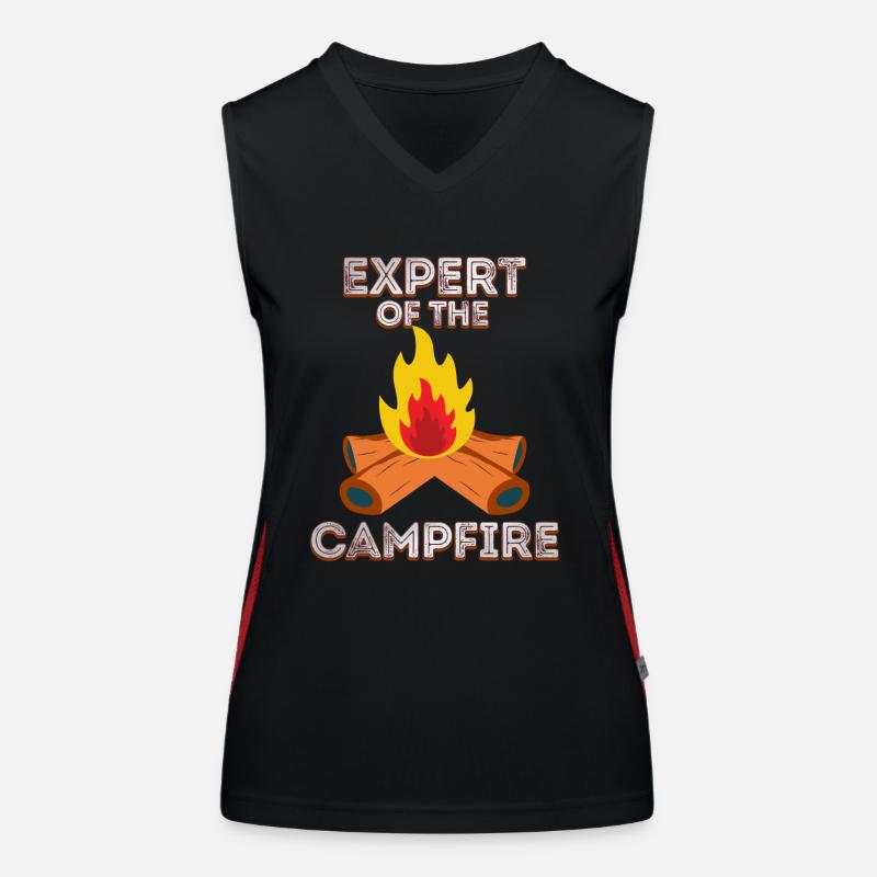 Expert du feu de camp Expert en camping Débardeur respirant contrasté Femme