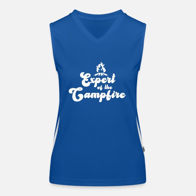 Expert du feu de camp Expert en camping Débardeur respirant contrasté Femme