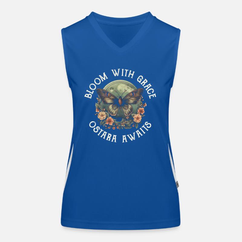 Ostara Witch Moon Eostre Spring Eastern Women's Functional Contrast Tank Top