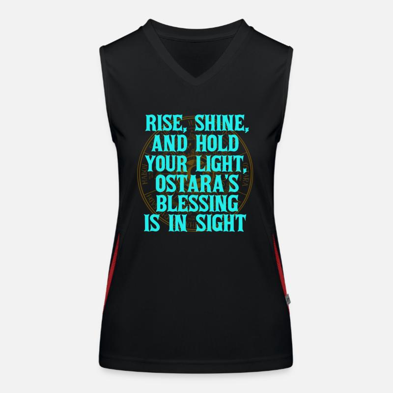 Ostara Witch Moon Eostre Spring Eastern Women's Functional Contrast Tank Top