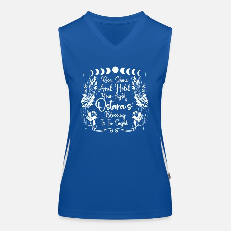 Ostara Witch Moon Eostre Spring Eastern Women's Functional Contrast Tank Top