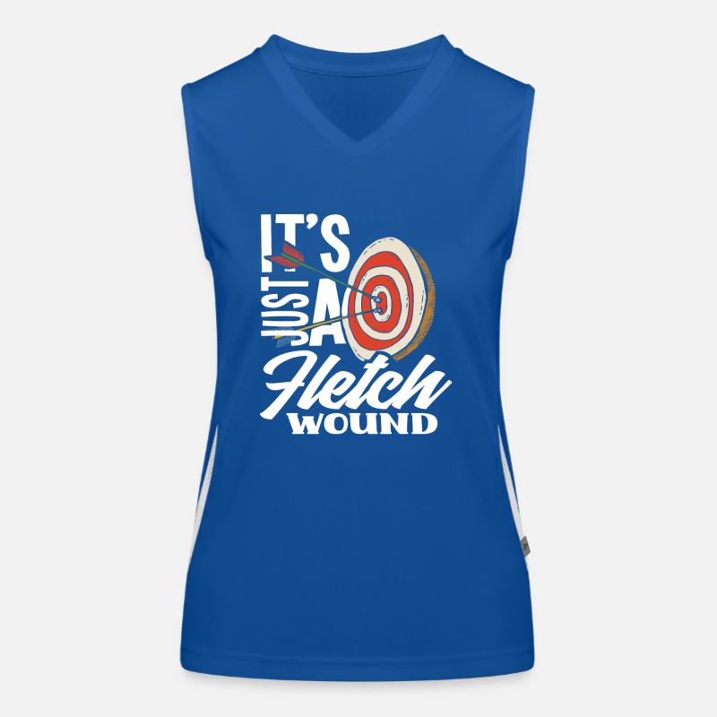 Funny Archery Bow Women's Functional Contrast Tank Top