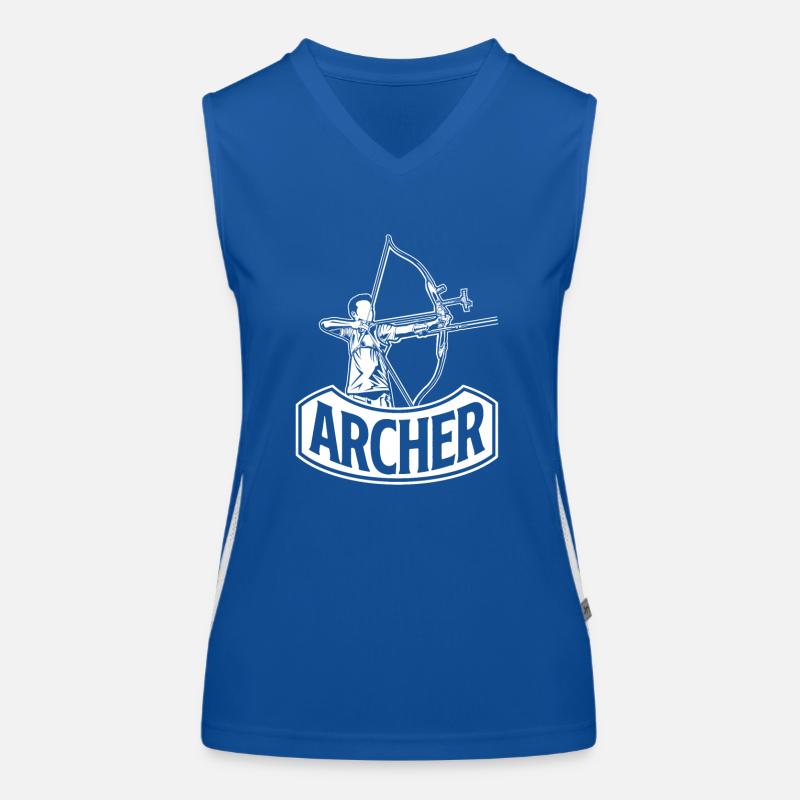 Bogen Bogenschütze Funktionelles Kontrast-Tank Top für Frauen