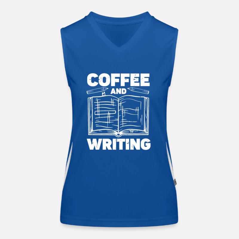 Author Writing Women's Functional Contrast Tank Top
