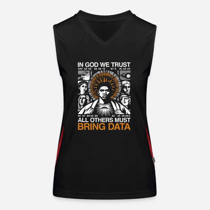 Data Analyst - Funny Gift for Analysts Women's Functional Contrast Tank Top
