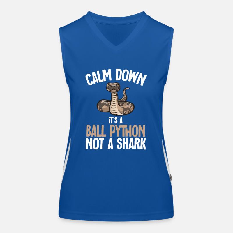 Ball Python Snake King Python Débardeur respirant contrasté Femme