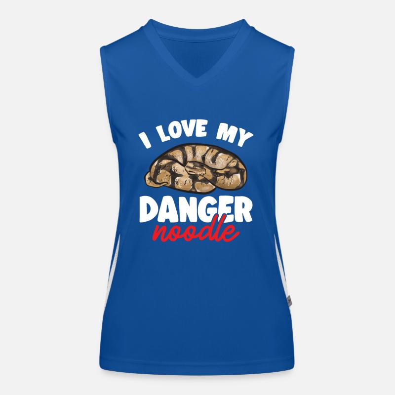 Ball Python Schlange Königspython Funktionelles Kontrast-Tank Top für Frauen