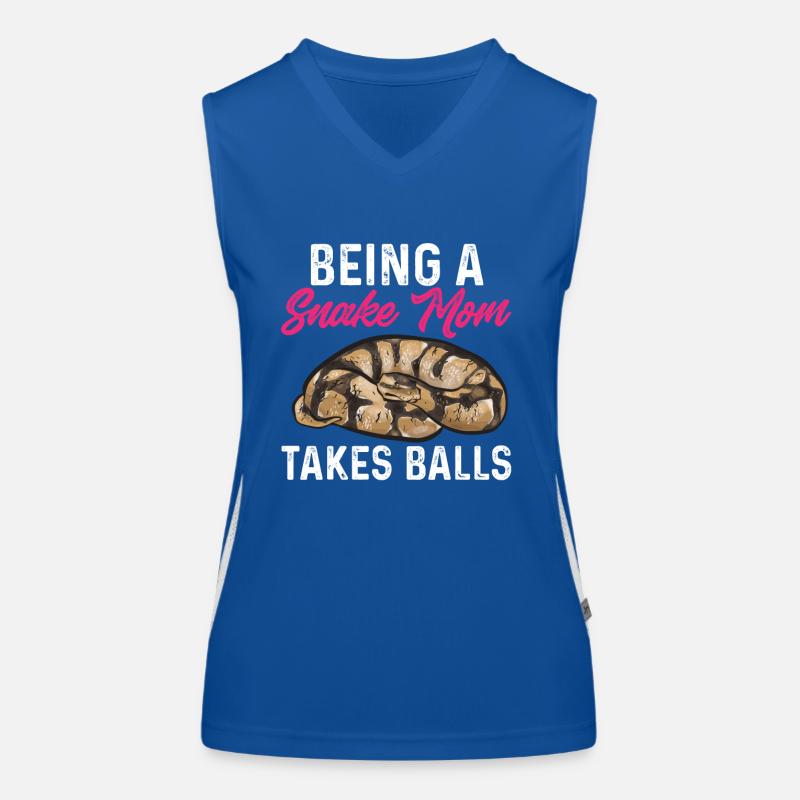 Ball Python Schlange Königspython Funktionelles Kontrast-Tank Top für Frauen